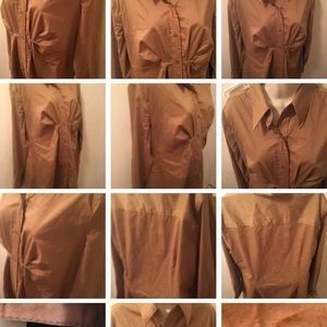 New York & Co. button up long sleeve blouse